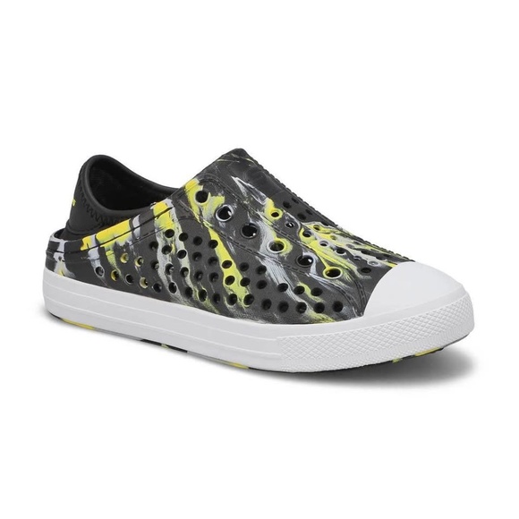 BRAND NEW boy youth skechers foamies guzman solar surge slip on shoes size 2Y - Picture 2 of 9